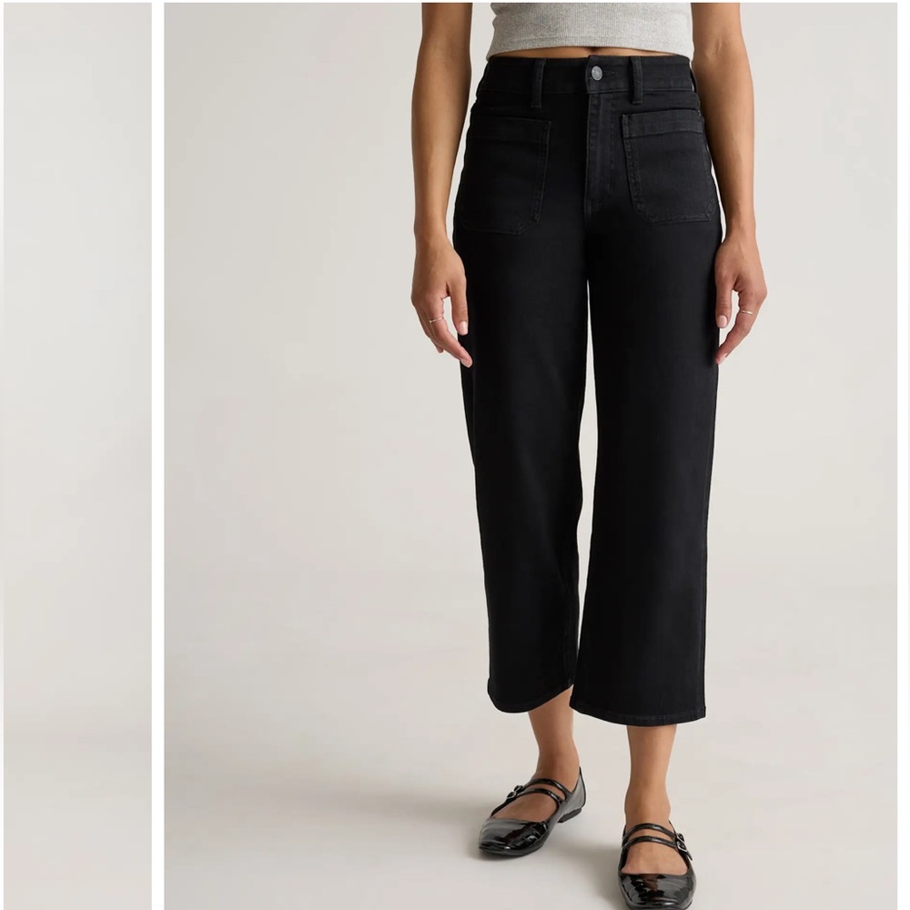 Quince Bella stretch black denim. Size 30 - Picture 5 of 12